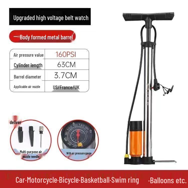 Universal High-Pressure Electric Air Pump for Bicycles, Cars, Motorcycles, and Basketballs