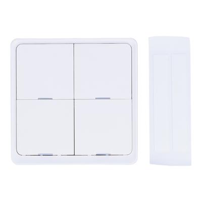 4Gang Wireless Scene Switch for ZigBee WIFI 2.4GHZ Intelligent Controller APP Voice Control