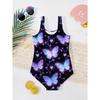 Girls One Piece Swimsuit Cute Cartoon Colorful Animal Print Sleeveless Swimwear Kids Summer Beach Bathing Suit