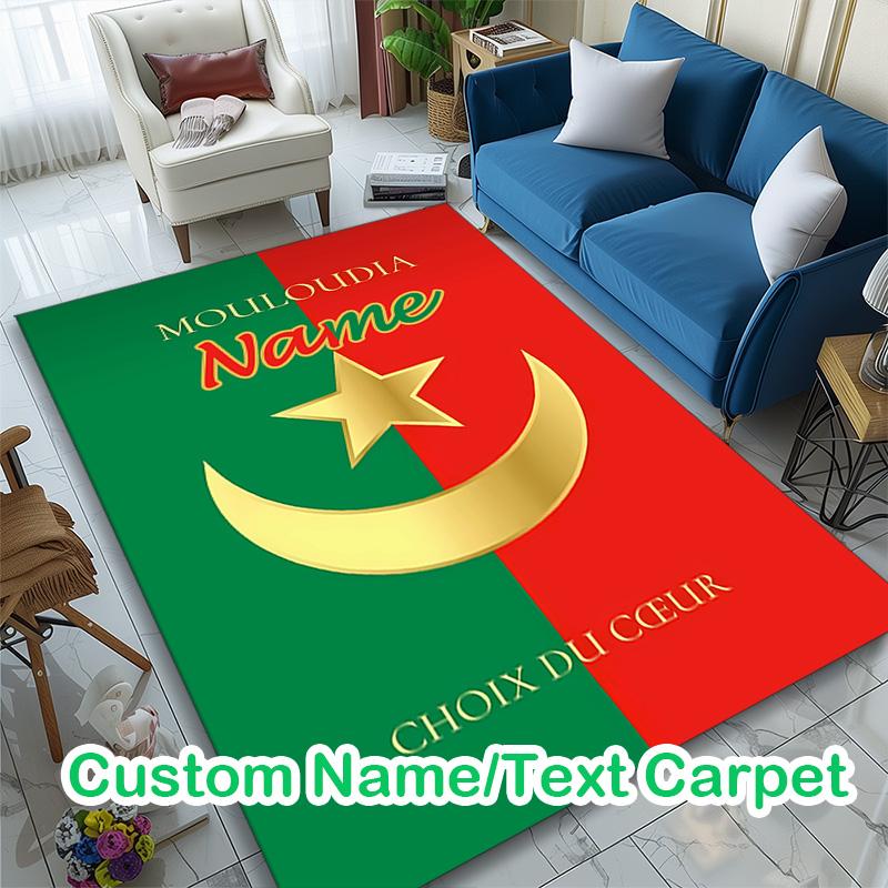 1pc Mouloudia Club Algerian-Inspired (6) Rug, Comfortable Printed Home Area Carpet, Cozy Office Chair Rug