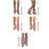 Damen Mädchen Japanisch Vintage Bunt Plüsch Beinstulpen Ästhetisch Punk Flauschig Verdickt Stiefelgamaschen Beinwärmer Lange Socken