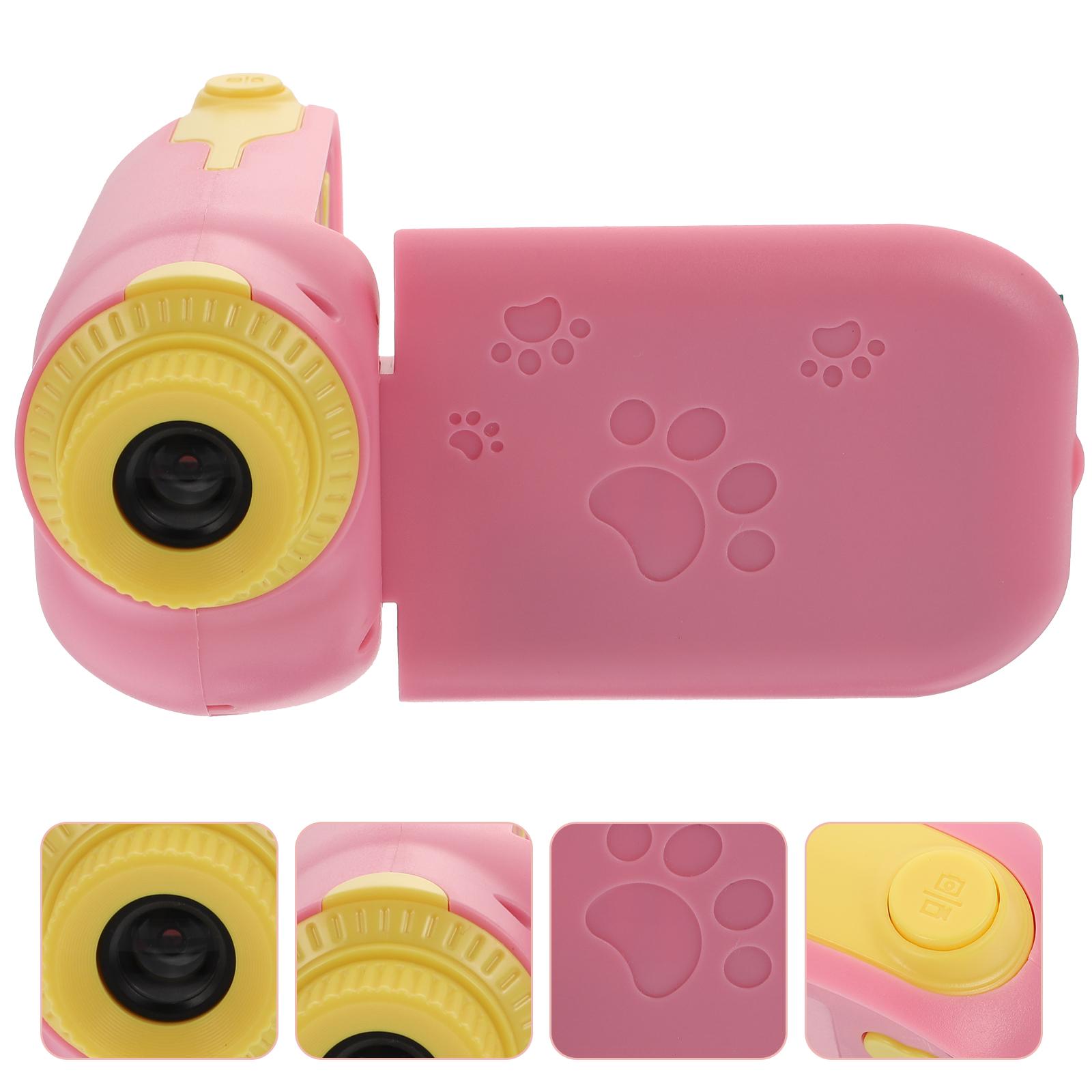 Digital Camera 2000W Large Photography Cam Cartoon Toy for Toddler Fun Shooting 12X6CM розовый