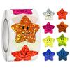 Waterproof Laser Star Stickers: DIY Self-Adhesive Smile Face Stars