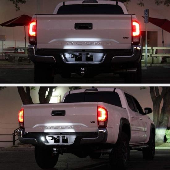 LED White License Plate Lights For 2016 2017 2018 2019 2020 2021 TOYOTA Tacoma