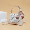 Fashion Embroidery Shoulder Bag Women Designer High Quality Leather Handbag Purse Ladies Small Crossbody Messenger Bag Female