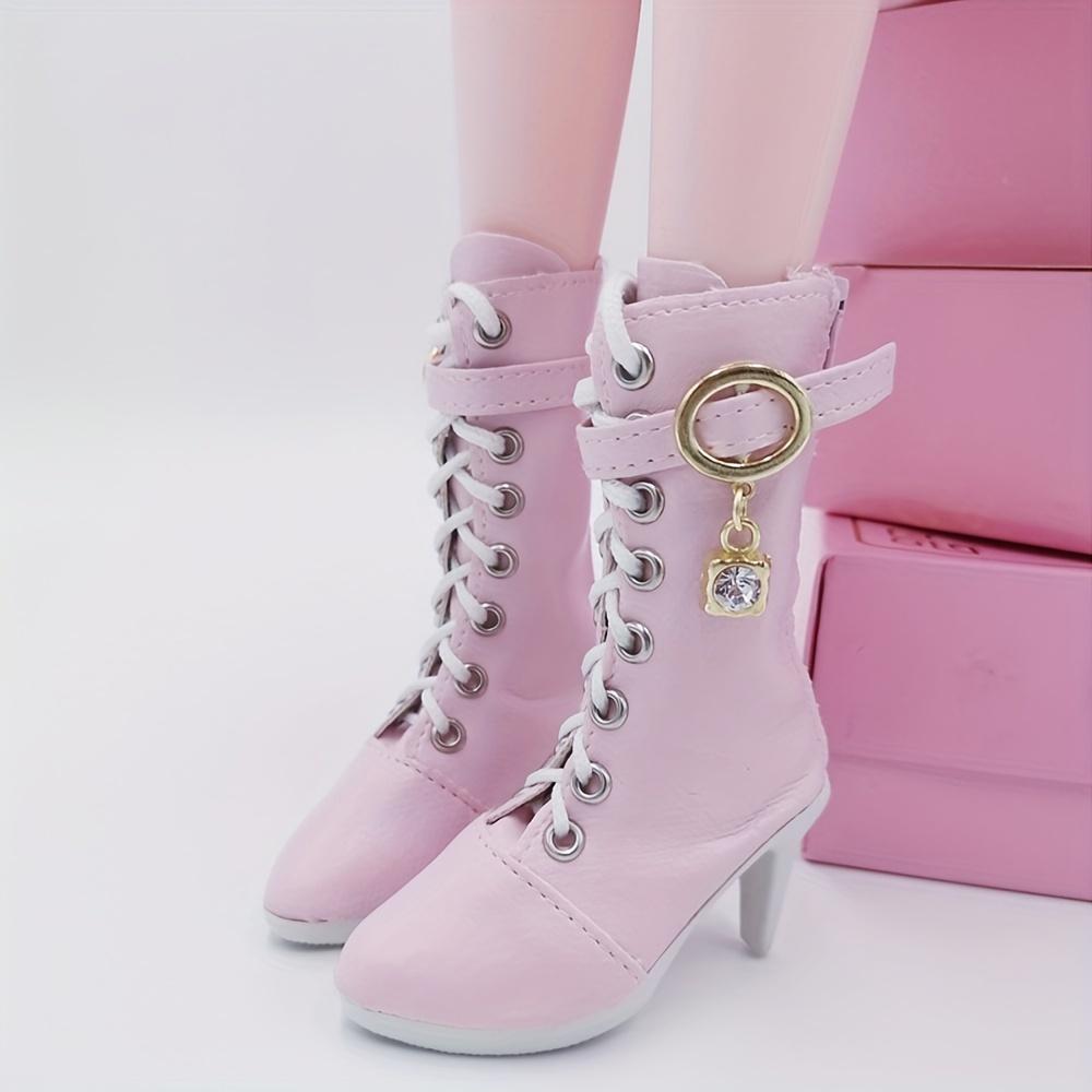 Decorative BJD Doll Shoes PU Pointed Heel 1 Pair for 1/3 Dolls Cloths Accessories