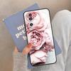 Elegant Pink Purple Peony Flower Case For Honor Magic 8 Pro 5 6 7 Lite Cover For Honor 400 200 90 70 50 X8a X8b X9a X9b X9c