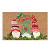 Christmas Gnome Entrance Doormat Cartoon Dwarf Welcome Mat Entrance Carpet  Indoor Outdoor
