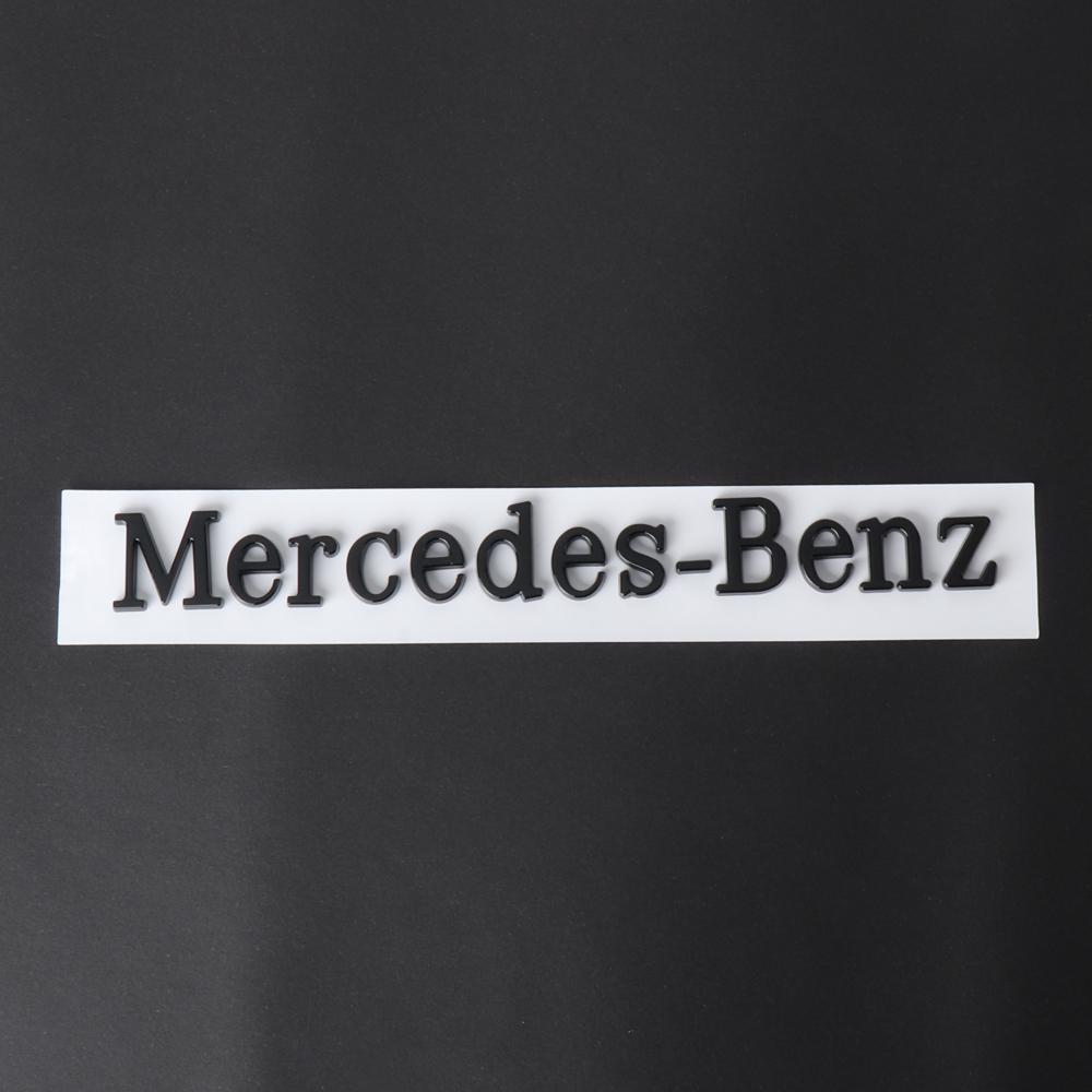 

ABS Styling Car Rear Trunk Sticker LetterEmblem Decor for Mercedes Benz AMG W210 W108 W204 W205 W203 W211 W124 W126 CLA CLK CLS