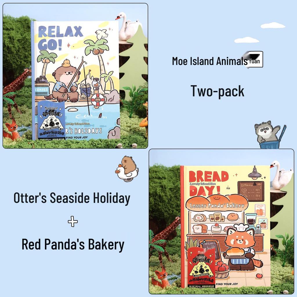 Cute Cartoon Zoo Notebook: Ideal Diary and Gift for Elementary Students