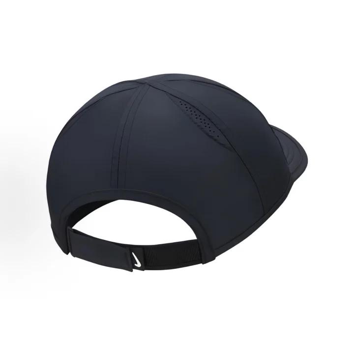 Nike Lightweight Printed Polyester Headwear, Adjustable Breathable UV‑Shield Hat for Running, Tennis & Daily Street Looks 739376-010