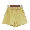 Women Fashion High Quality Summer Casual Cotton Linen Shorts Female Plus Size High Waist Streetwear Short Pants