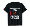 Sociale Batterij Leeg Graag Opladen Introvert Sarcastische Humor T-shirt