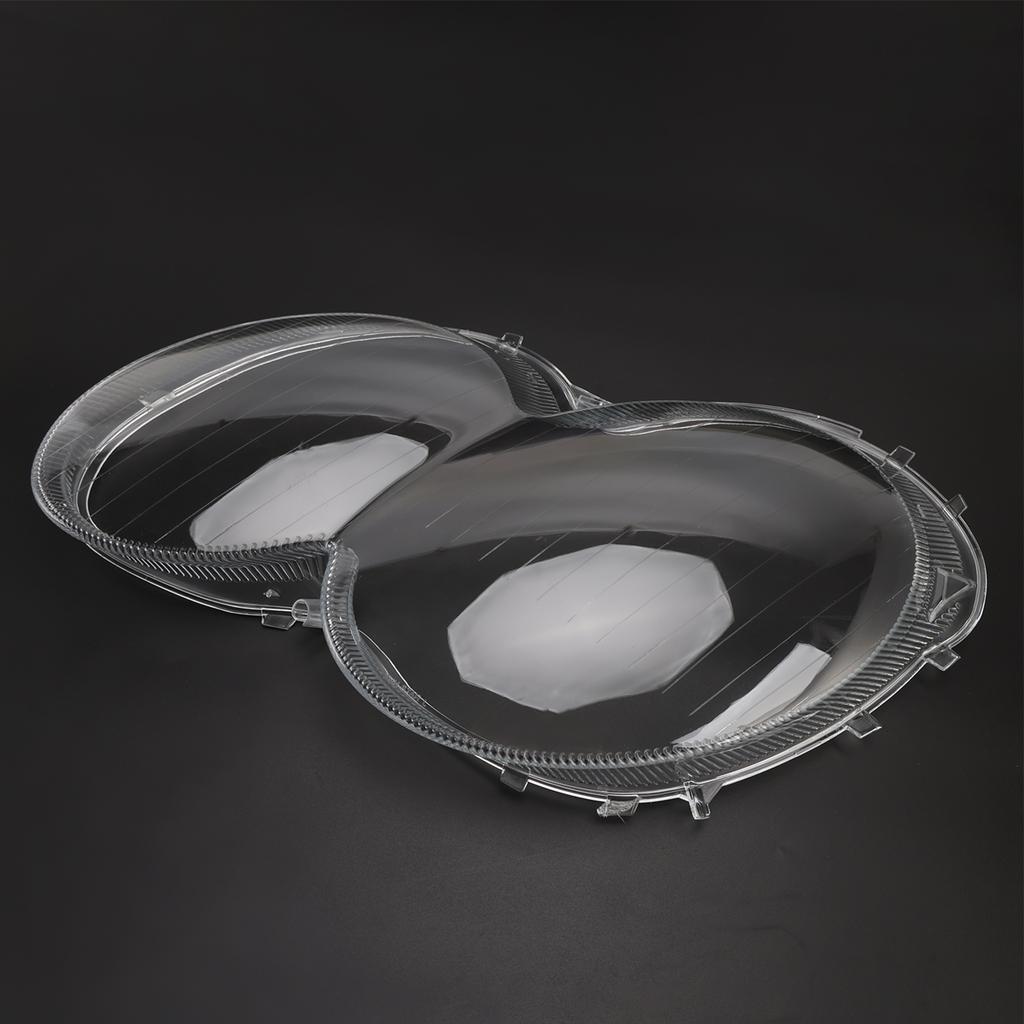 2Pcs Headlight Shell Lens Cover+Glue For Benz W230/R230 SL500 SL600 2003-08