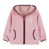Xiao Yin Man Girls' Hooded Anti-Static Fleece Jacket