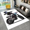 3D Motorcycle Racing Carpet Family Living Room Bedroom Decoration Door Mat Playroom Children Play Non-Slip Floor Mat