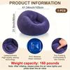 1pc  Lazy Inflatable Sofa Chairs PVC Lounger Seat Bean Bag Sofas Pouf Puff Couch Tatami Living Room Supply Outdoor Camping