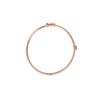 Mezmic Cognac Diamond Cable Bangle