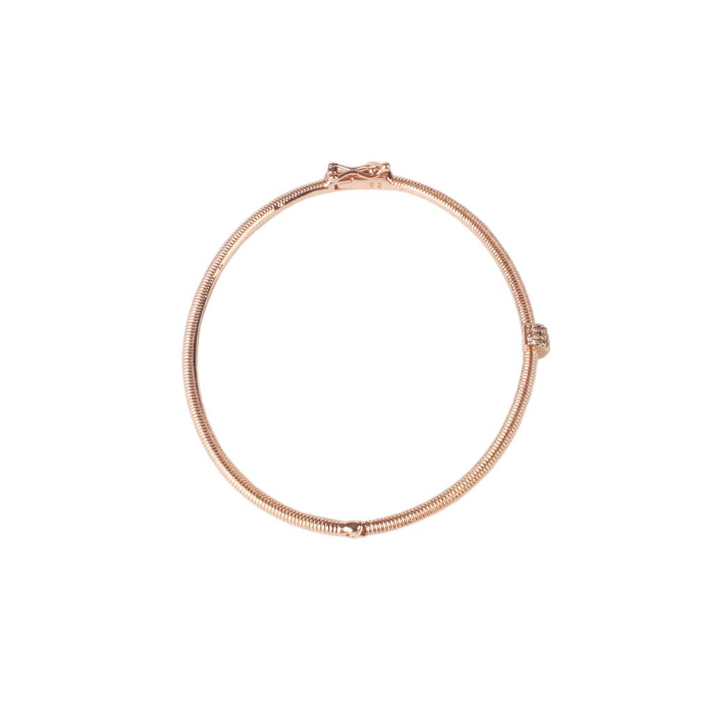 Mezmic Cognac Diamond Cable Bangle