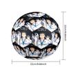 Ronaldo's Cr7 Skyward Kick Size 5 Football Machine-Stitched Indoor/Outdoor Training and Matches Perfect Commemorative Gift for Soccer Lovers
