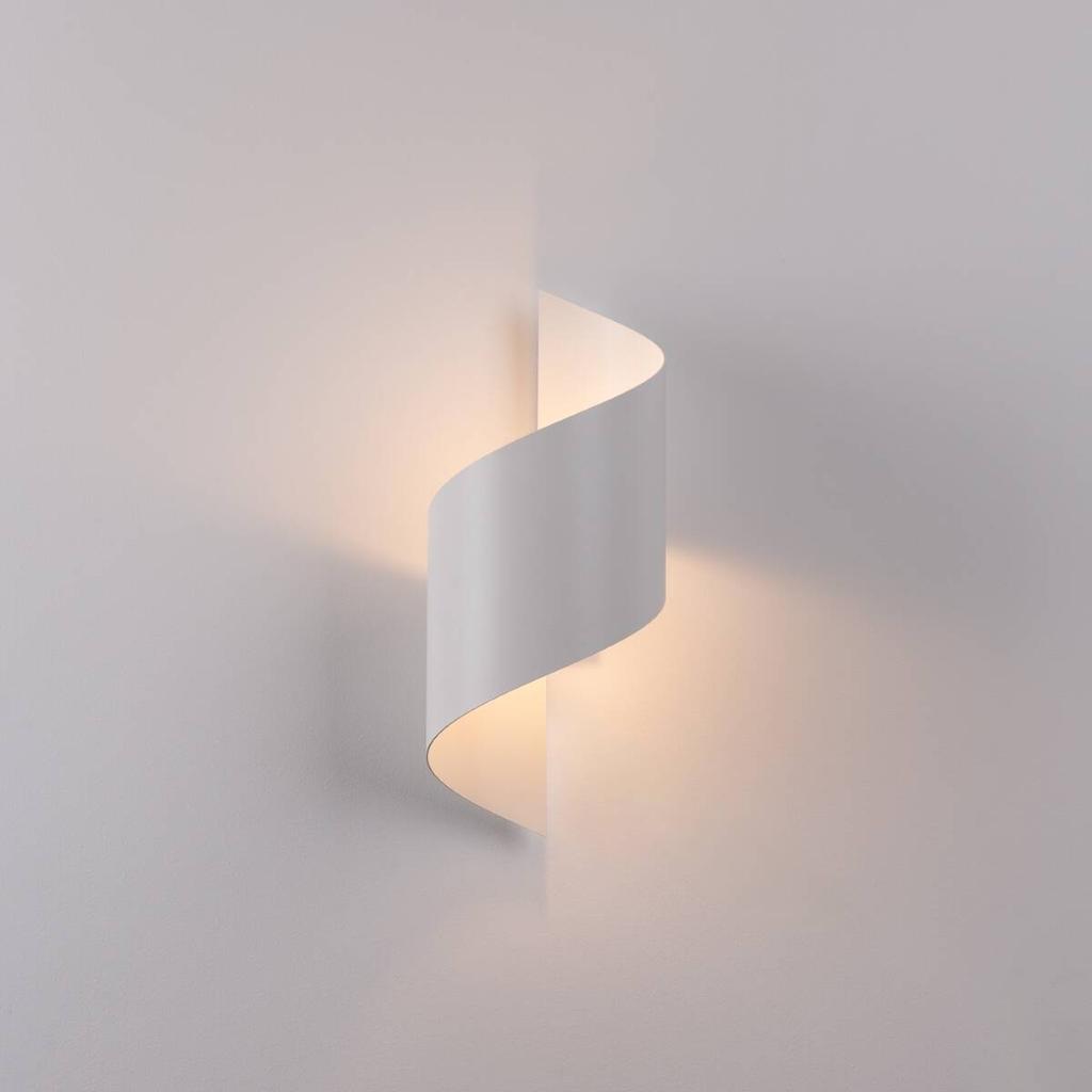 White Spiral Wall Lamp TALASSA 1xG9 8W SL.1308 Sollux Lighting