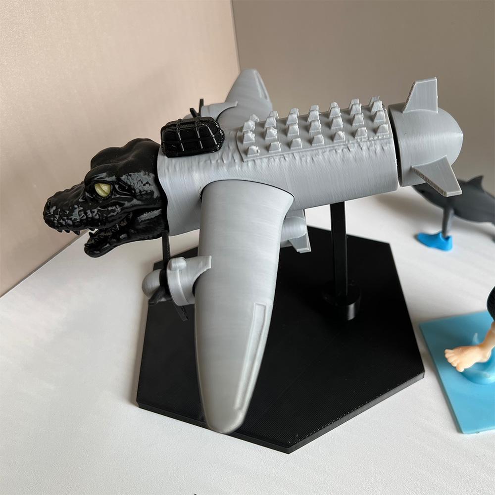 3D Printing Bombardino Crocolilo AI Meme Italian Brainrot Animals Figurine Boneca Ambalam Desktop Ornament Decor Novelty Gift