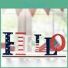 Festive Independence Day Wooden Letter Decorations For Stylish Home Display