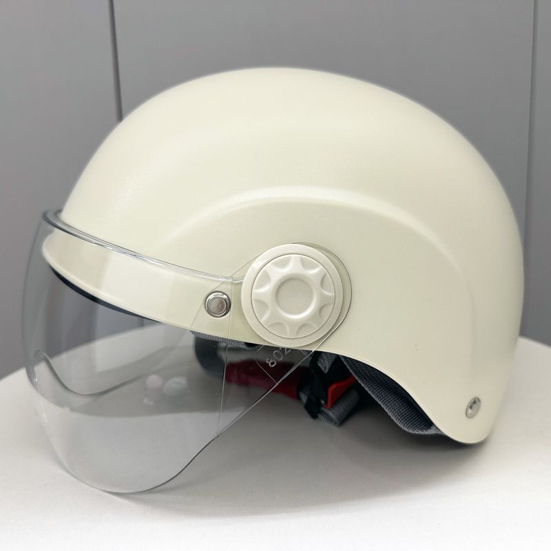 Electric Car Helmet New National Standard Men and Women's Helmet Electric Car Summer Sun Protection Four Seasons Half Helmet