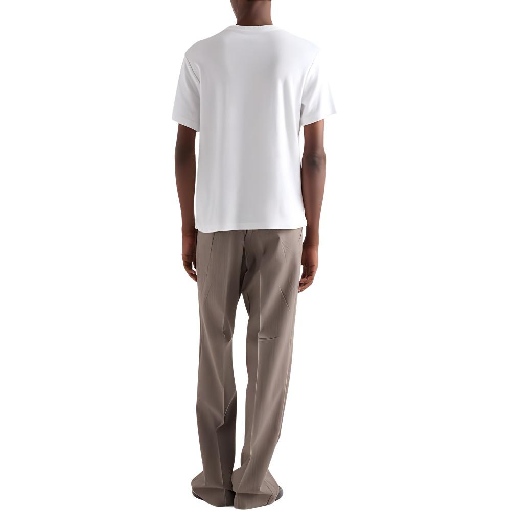 PRADA Logo Cotton T shirt UJN885-16JK-F0009-S-232
