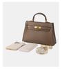 Summer 2025 High-End Soft Leather Kelly Mini Crossbody Handbag for Women