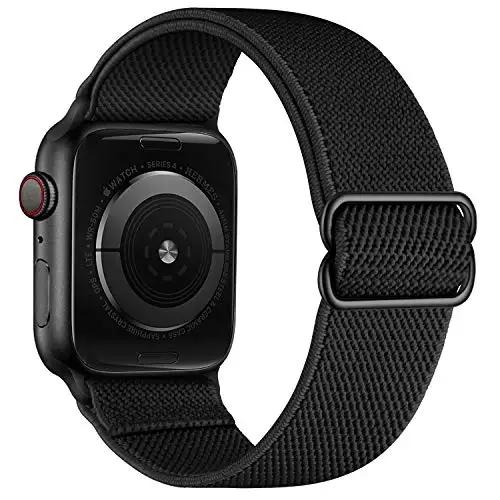 Adjustable Nylon Loop Strap For Apple Watch Series Ultra 11 10 9 8 7 46mm 45mm 41mm Fabric Strap For Iwatch 6 5 4 SE 44mm 40mm