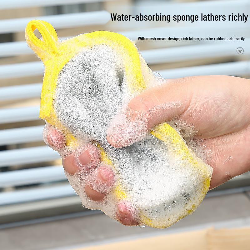Double-Sided Non-Stick Dish Sponge and Scrubber