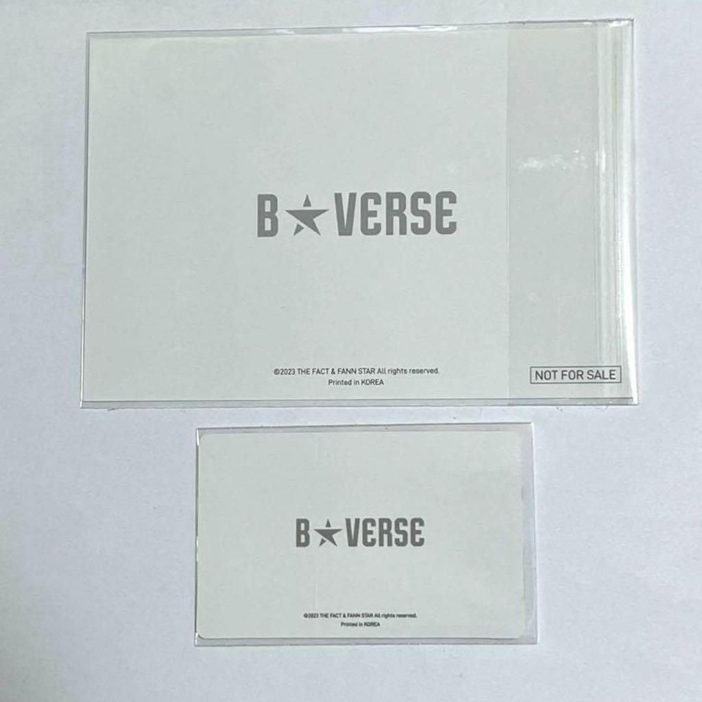 [USED] BTS BVERSE Key Visual Trading Card Postcard
