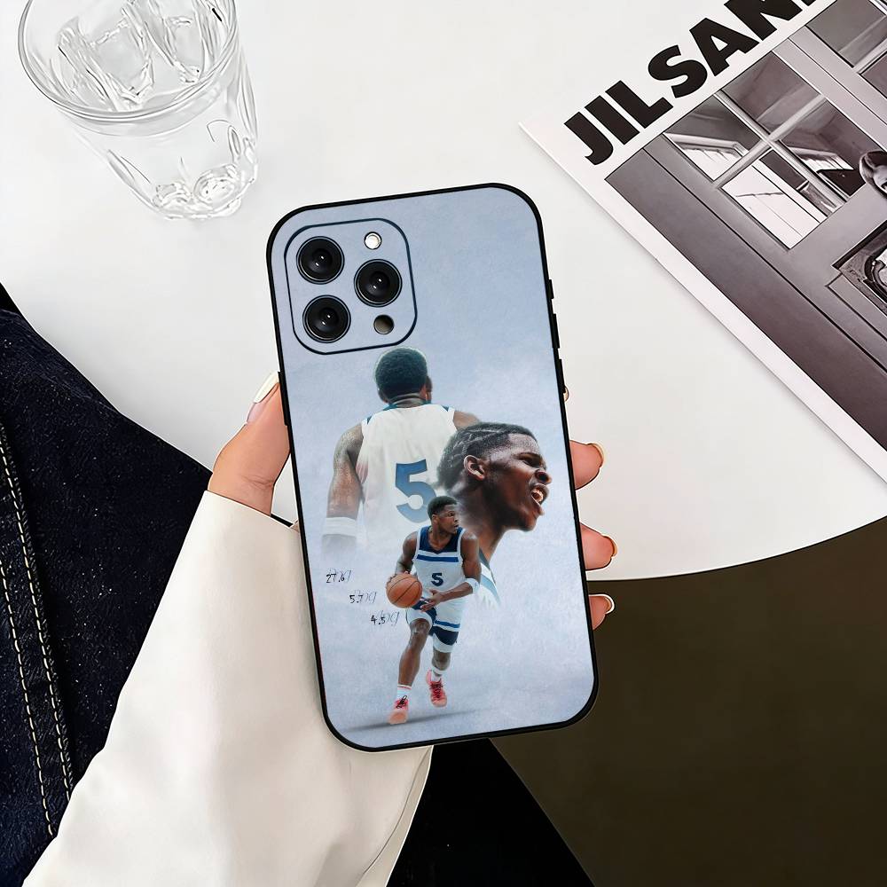 Anthony Edwards Antman 5 Phone Case For iPhone 17, 16,15,14,13,12,11 Plus,Pro Max, Others Soft Black Cover