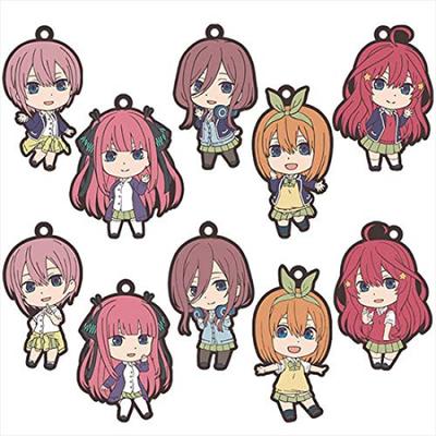 The Quintessential Quintuplets Rubber Strap Collection of (Box 10)