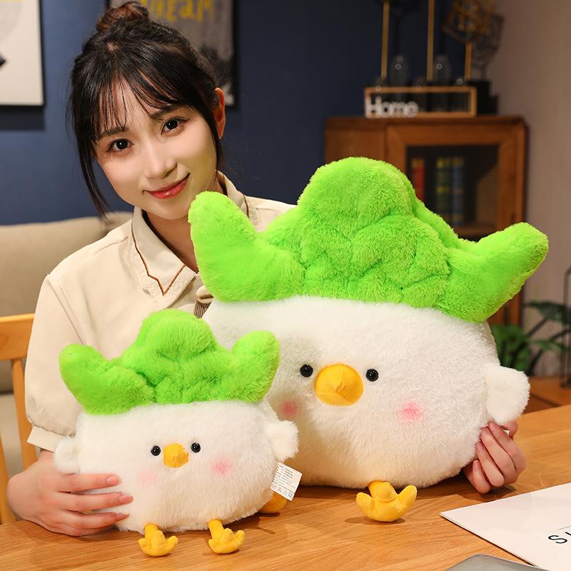 Cartoon Vegetable Bird Plush Toys Stuffed Cute Bird Duck Doll Lovely Animal Pillow Soft Cartoon Funny Toy Kids Girl Xmas Gifts