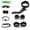 BDSM Bondage Set Sex Product Erotic Toys For Adults Games Plush Leather Handcuffs Nipple Clamps Gag Whip Rope Anal Plug