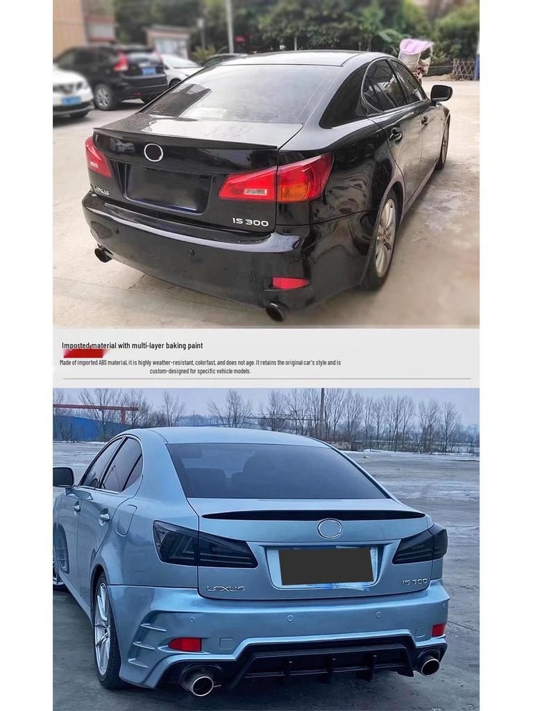 Kompatibel mit 2006-2011 Lexus IS: Heckflügel, Oberflügel, Frontsplitter, Spoiler, Bodykit, Seitenschweller, Hecklippe, Frontlippe.