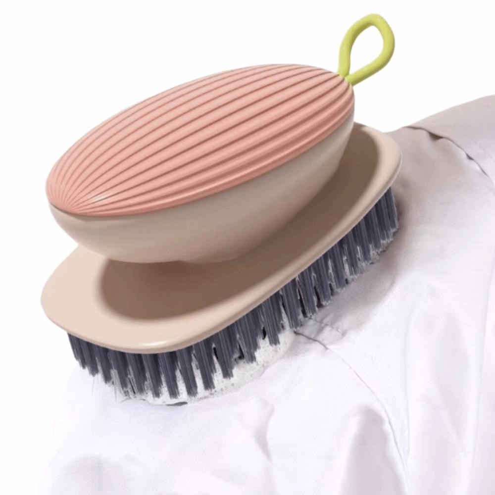 

Hard Bristle Cleaning Brush Multifunctional Carpet Brush Durable Washing Brush Shoe Washing розовый