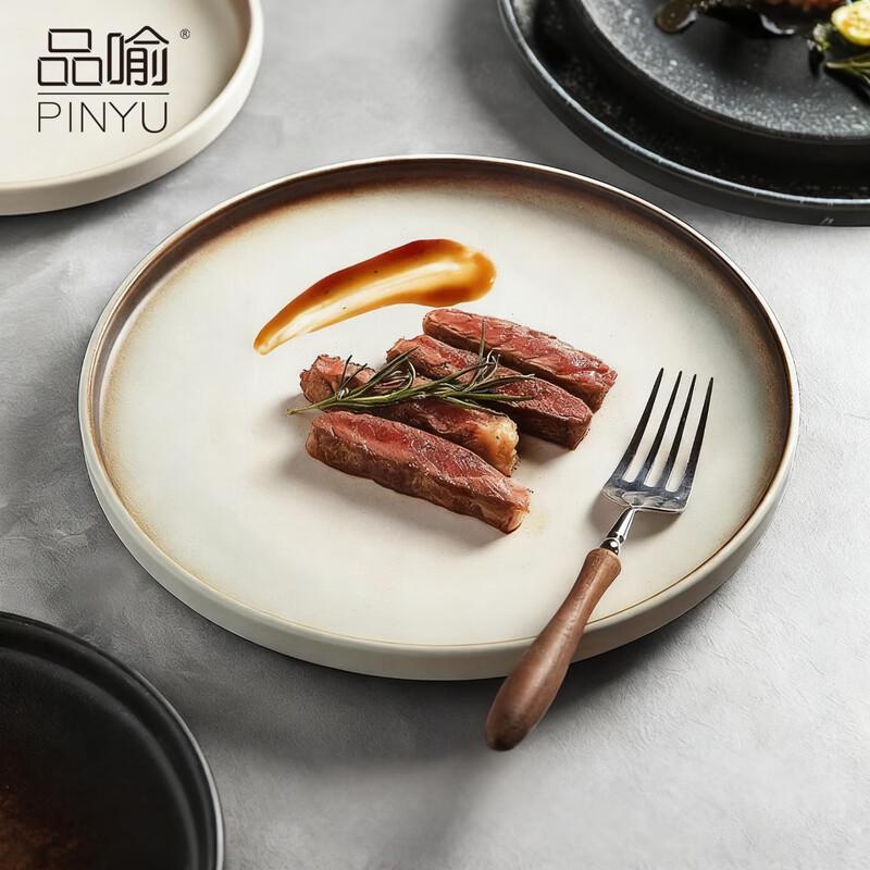 PINYU Underglaze Ceramic European Style Dinner Plate