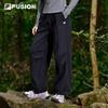 FUSION Women's Casual Woven Parachute Pants