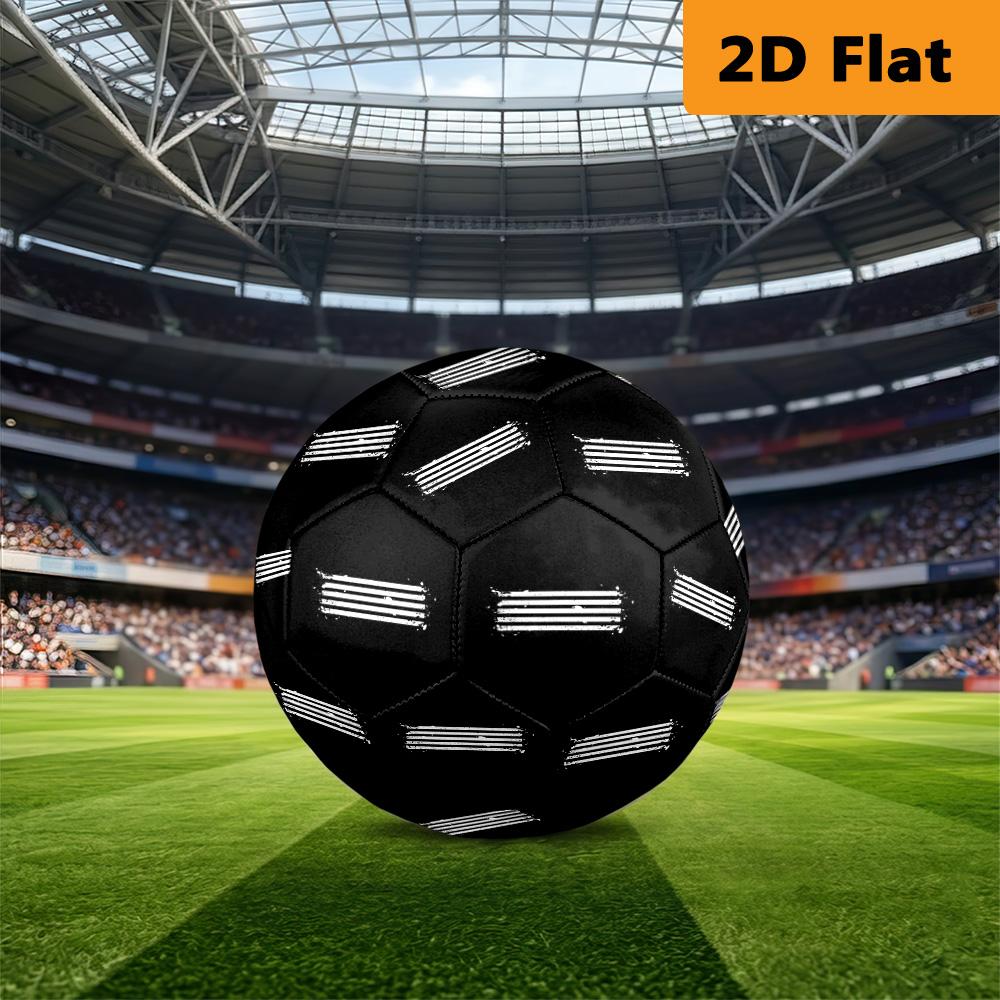 Bold Design: Big Bang Symbolism Football Suitable for Both Training and Competition Outdoor Sports Very Elastic No. 5 Football Entertainment