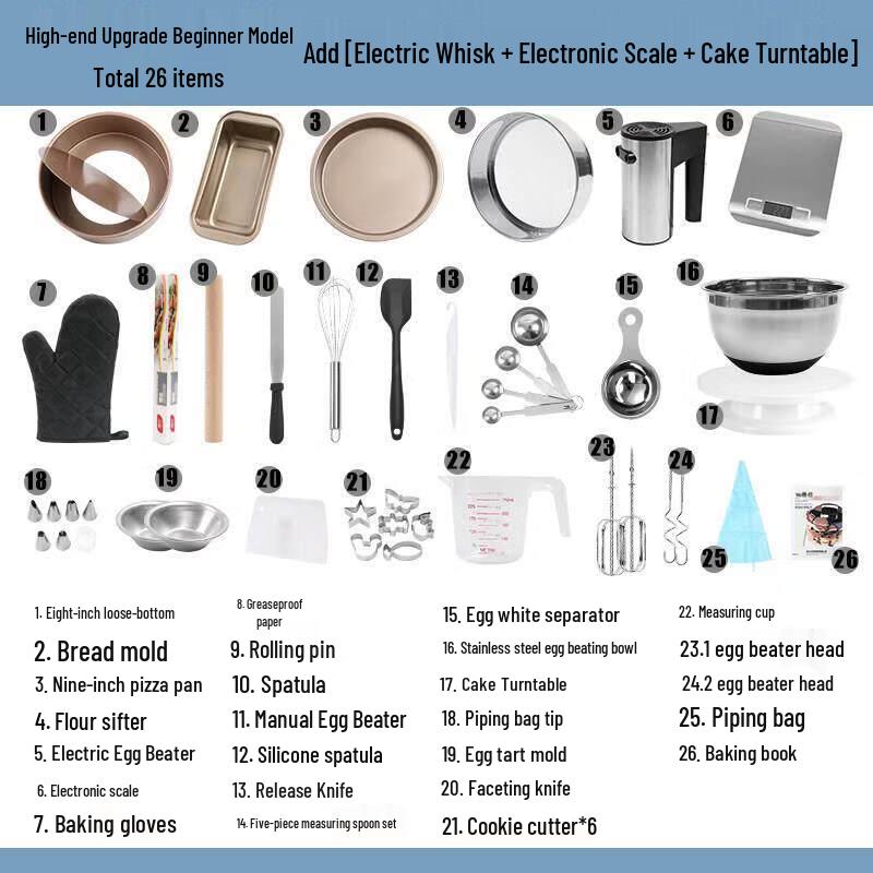 Beginner Baking Tool Set