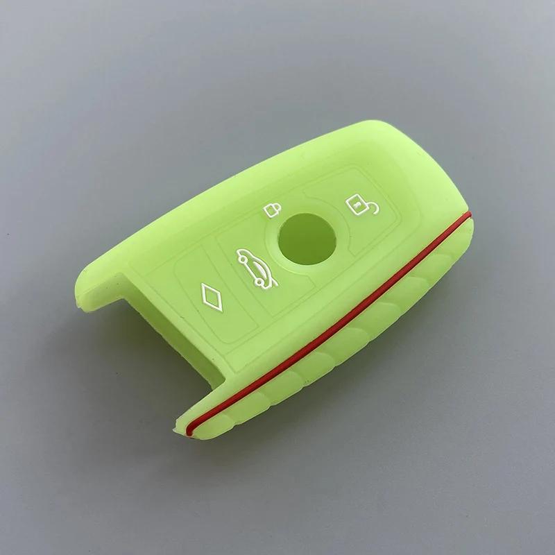 New silicone key fob cover case protect skin hood for BMW F10 F20 F30 Z4 X1 X3 X4 M1 M2 M3 E90 1 2 3 5 7 SERIES Remote keyless