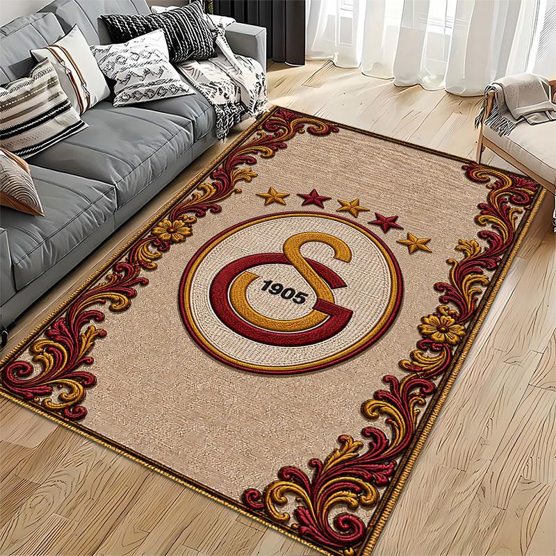 Galatasaray Logo Carpet Design suitable as a non-slip mat for the living room or bedroom sofa