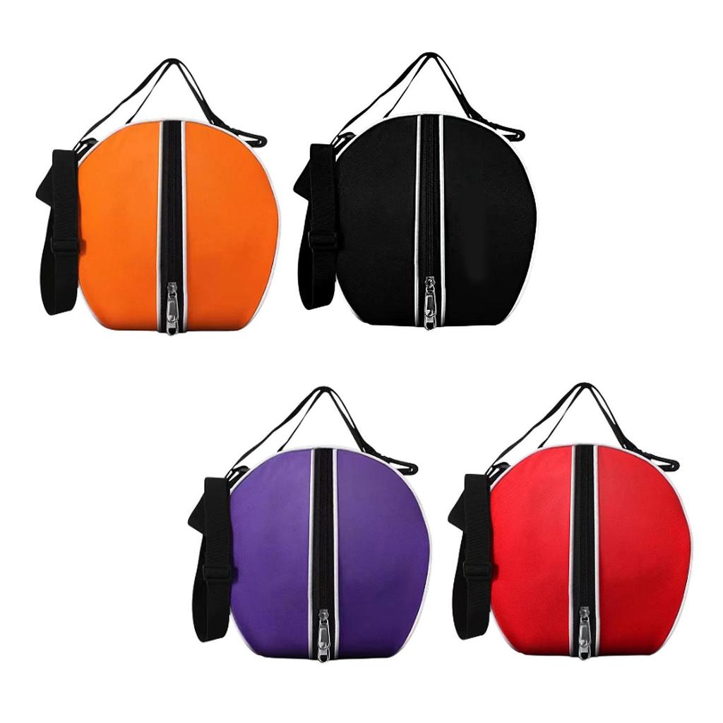 Round Basketball Bag Single Ball Bag Waterproof Rucksack Sport Equipment Storage for Workout Exercise Football Sport Volleyball