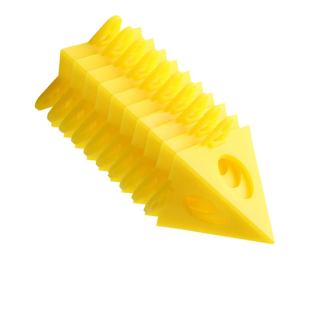 10PCS Painters Pyramid Stand ABS Mini Cone Paint Stand for Woodworking Door Cabinet