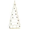 Metal Christmas Tree Gold 150 cm Powder Coated Steel