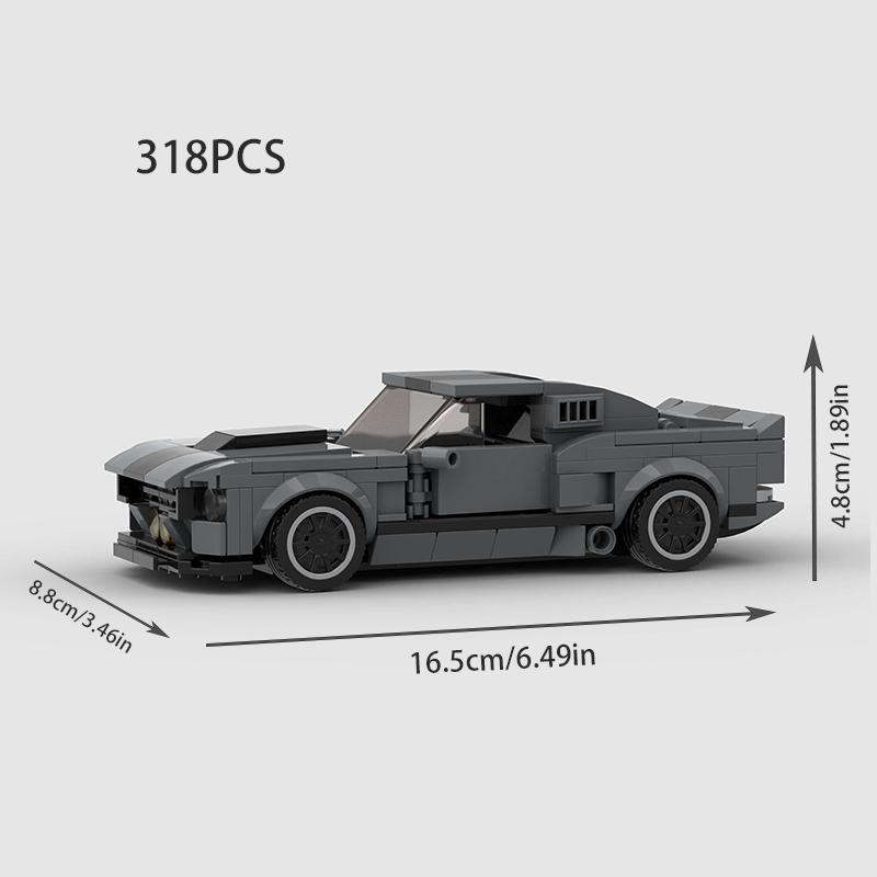 Supercar City Car Racing Building Blocks MOC GT500 Racers World Famous Vehicle Technique Bricks Kids Toy Gift