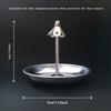 2pcs Elegant Metal Incense Burner - Modern Disc-Shaped, Detachable Design for Easy Cleaning, Perfect for Home Decor & Gifts